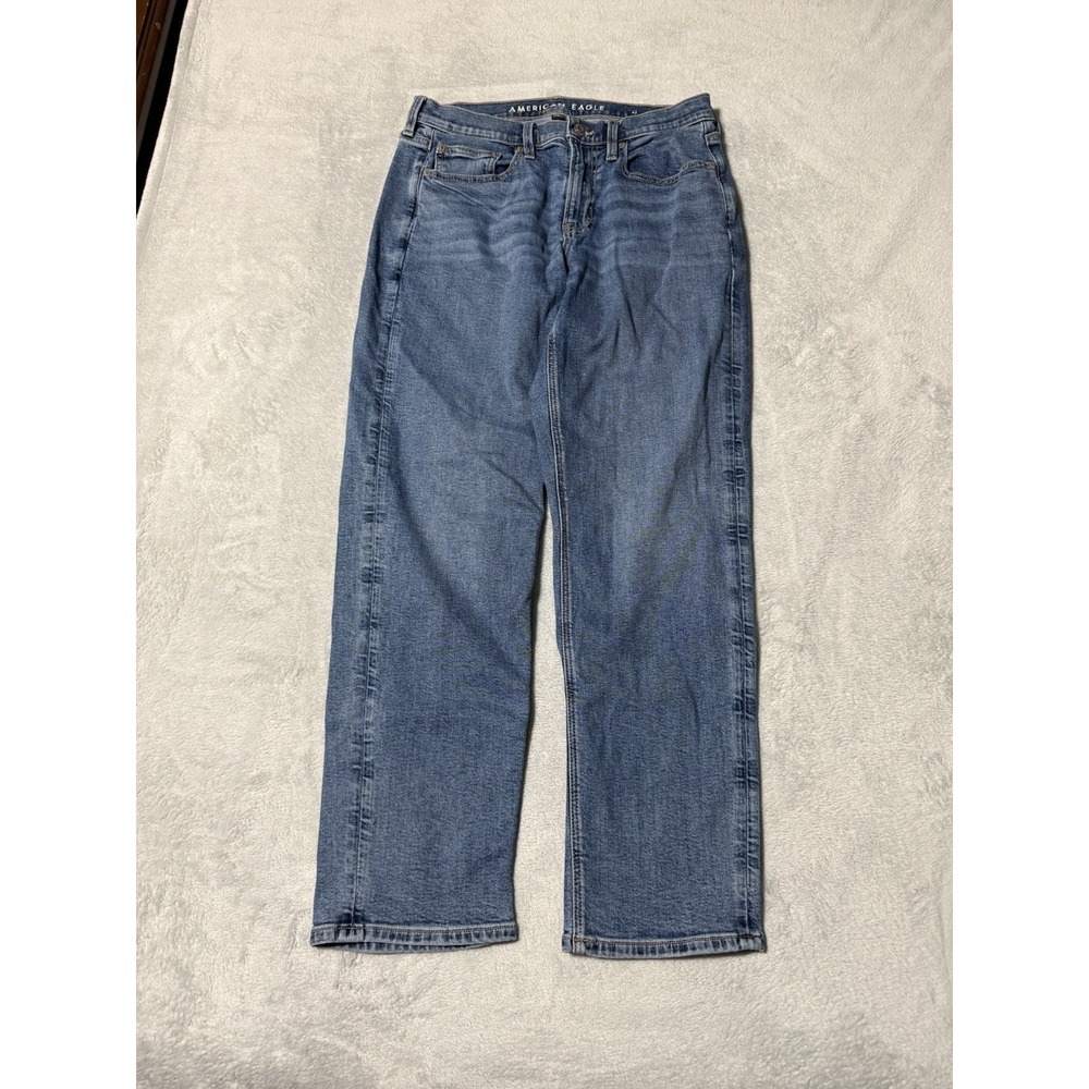 American Eagle 90s Straight Women's 8 Medium Wash Blue Denim Jeans 29x29